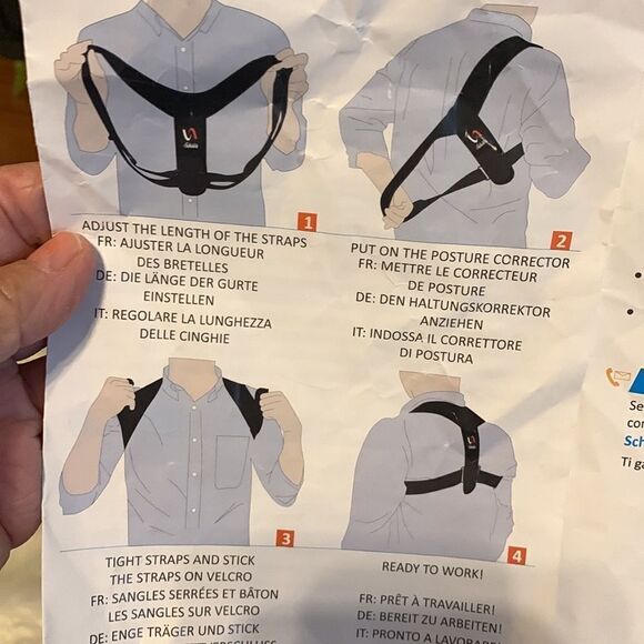 Schiara Posture Corrector adjustable with extenders (unisex) - Picture 4 of 7
